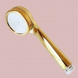 Golden Laser Showerhead 6377/ Laser Bathroom Replacement Water Saving Water Pressure Increase interior