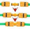 Hose Fitting Double Male Hose Connectors and 2PCS End Quick