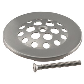 Westbrass Gerber Style Bee-HiveTub Strainer Grid with Screw, Stainless Steel, D327-20