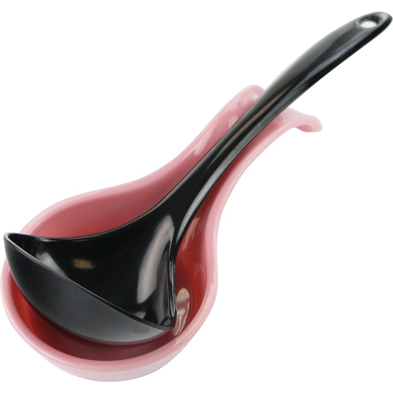 Reston Lloyd Calypso Basics Single Plastic Spoon Rest, Pink, single