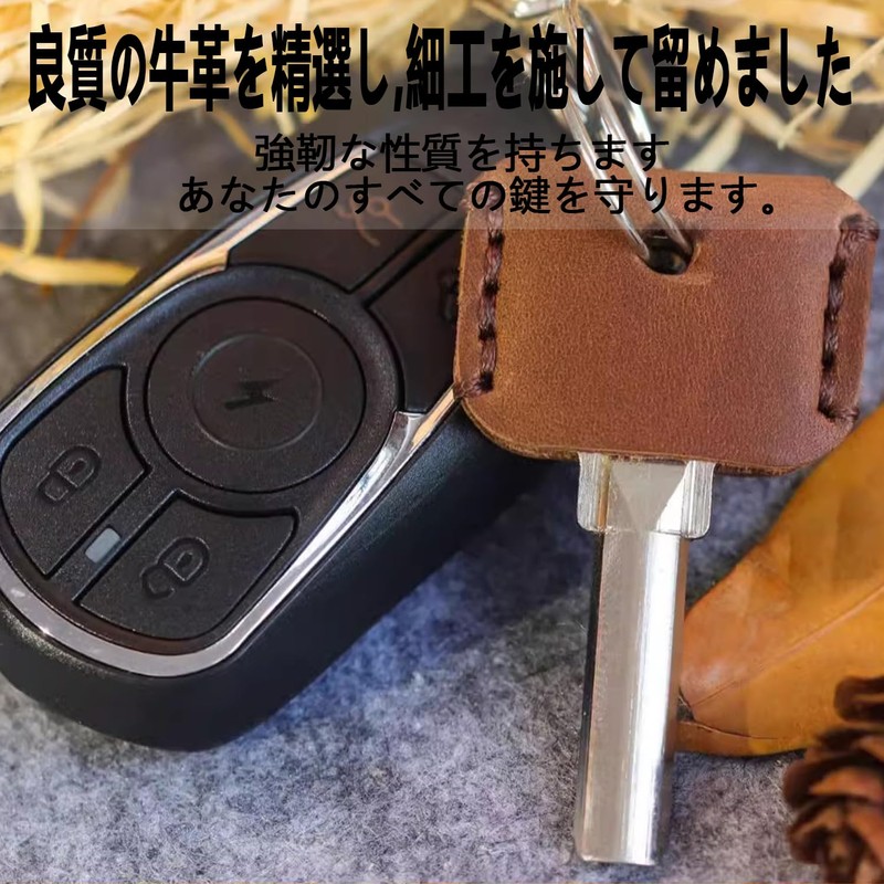 Stoooduo Blue Cynthia Key Cover, Italian Leather, Genuine Leather, Key