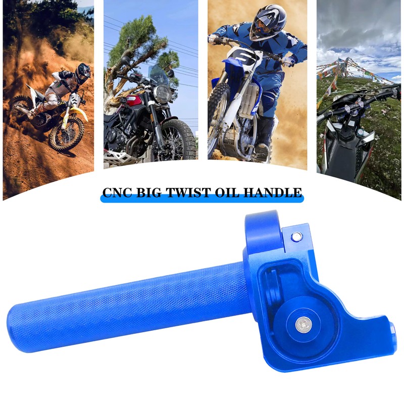 Throttle Grip Motorcycle 22mm CNC Aluminum Quick Twister with Throttle