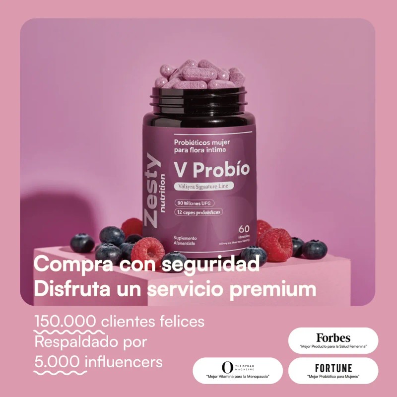 Zesty Nutrition Probió Ultra Billones Ufc Cepas Probióticas Equilibrio Bienestar