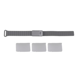 Essential Oil Diffuser Bracelet Aluminum Alloy Silicone Magnetic Washable Aromatherapy Bracelet with 3 Fragrance Sheets for Men Women Dark Silver Wilderness