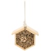 Wooden Bee House Decorative Hanging Insect House Insect Hotel for