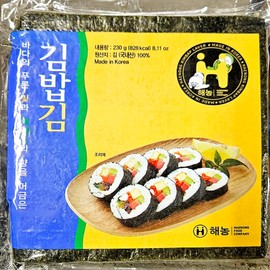 Haenong SK-HY Gimbap Seaweed (Haenong Gold 100 Sheets 230g)