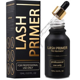 Miuffue Lash Primer for Eyelash Extensions, Pre-Treatment for Eyelash Extensions, Remove Oils & Proteins, Increase Adhesive Bonding Power Retention, Professional Use,0.5fl. oz (15ml)