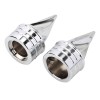 Unbranded Chrome Front Axle Nut Covers For Harley Road King