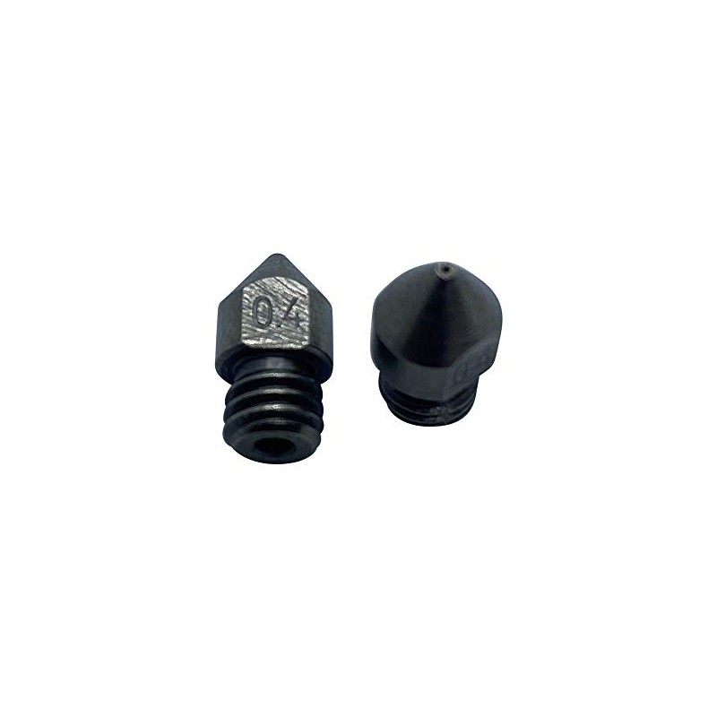 3DPLady 2 x MK8 nozzles made of hardened steel 0.4