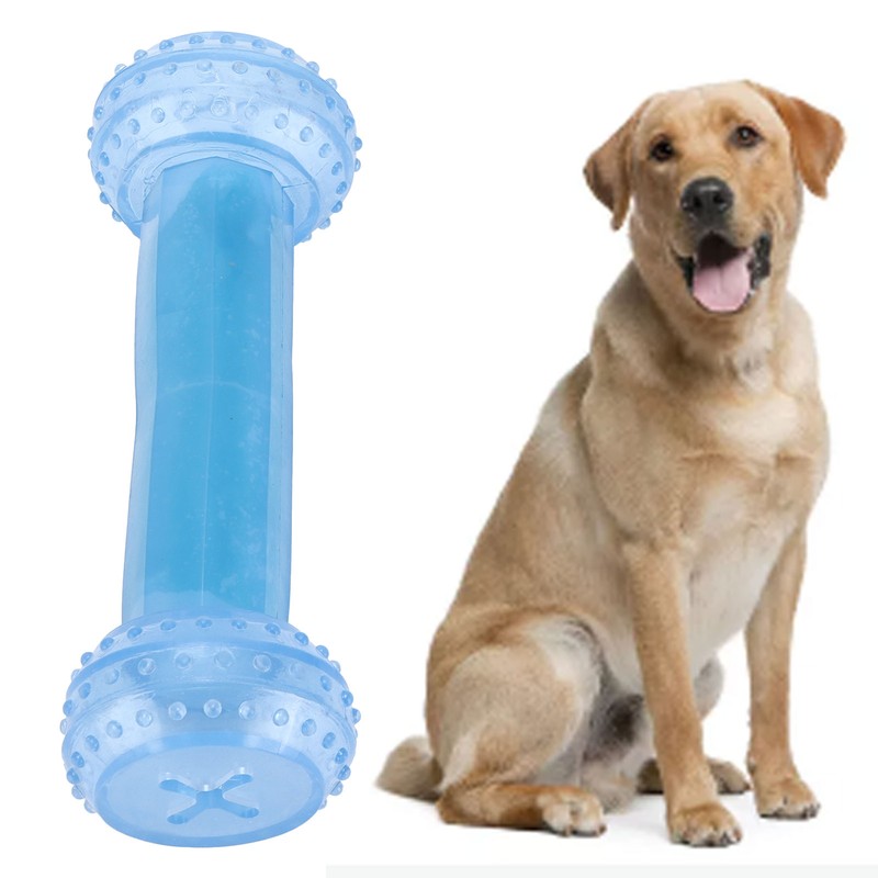 Pet Cooling Chew Toy BiteResistant TPR Pet Teething Toys Cooling