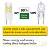 5-Pack GY8.6 G8 LED Bulb 3W, 120V 30W Halogen Replacement