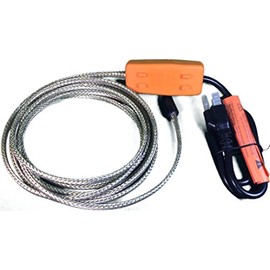 Heat Tape Easy Heat Freeze Protection Cable Waterline Heater Pre-cut to 40 Foot includes Installed Plug Head