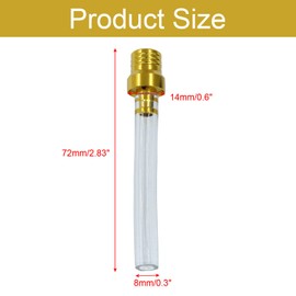 Zorveiio 5 Pack Motorcycle Gas Cap, Two-way Breather Tube Vent Hose, Vent Tube for Dirt Bike Pit Bike ATV All Off-road Motorcycles(5 Colors Mixed)