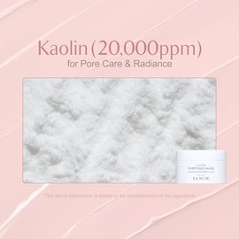 LA MUSE Mascarilla De Arcilla Purificante Lumiere  Limpieza Profunda De Poros Coreana Para Piel Grasa Y Con Imperfecciones  El Caolín Desintoxica Los 