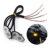 YnGia 2PCS Motorcycle Indicators Motorcycle Flush Mount LED Turn Signals