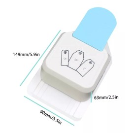 Wnatn Perforadora De Etiquetas De Papel 3 En 1