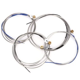 IRIN Professional Steel Double Bass Strings, Strong and, Smooth Sound, 4 Strings Set, Musical Instrument Accessory for Double Bass