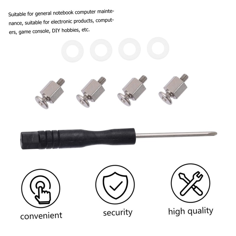 Operitacx 1 Set SSD Mounting Screw Kit Stainless Steel Motherboard