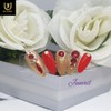 ❣️Red point handmade nail tip❣️ - Short ballerina / ❣️레드포인트
