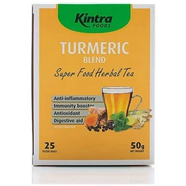 Kintra Foods Turmeric Blend Super Food Herbal Tea 25 Teabags, 50 g