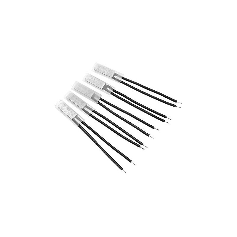 SUPERTOOL 5pcs KSD9700 Thermal Protection Normally Closed/Open Thermostat Bimetal Thermal