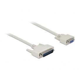 Delock Serial Cable D-Sub 25 Male to D-Sub 9 Female 10m