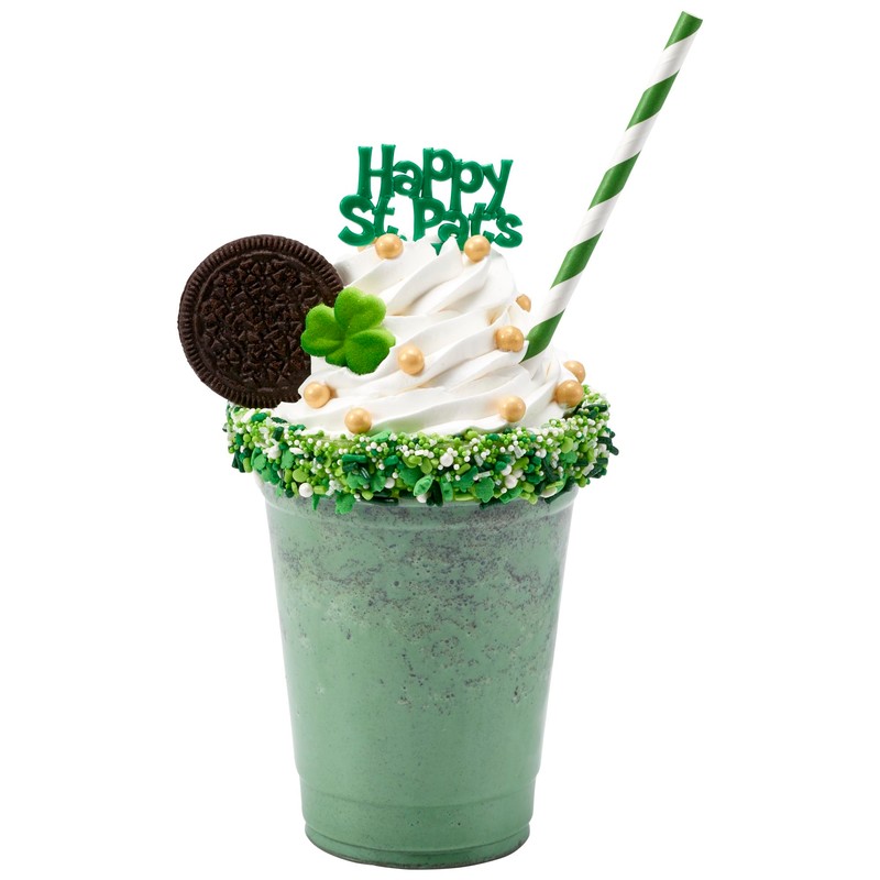 DecoPac St. Patrick's Day Fusion Mix Sprinkles, 26oz, Green, White