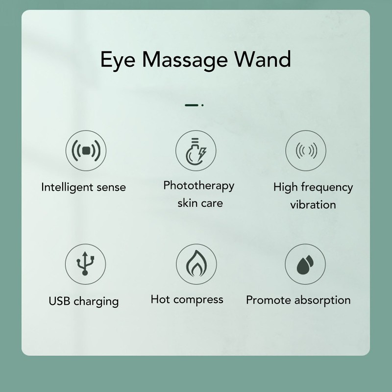Eye Massage Machine Blue Red Light High Frequency Vibration Hot