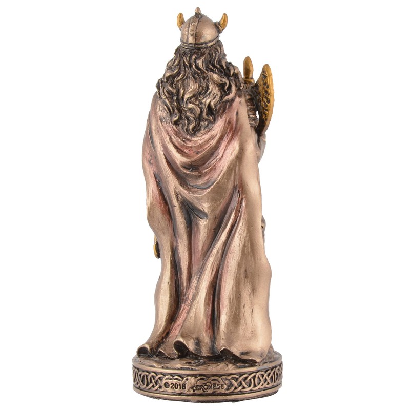 Miniature Figurine German God Loki Bronze Hand-Painted by Veronese