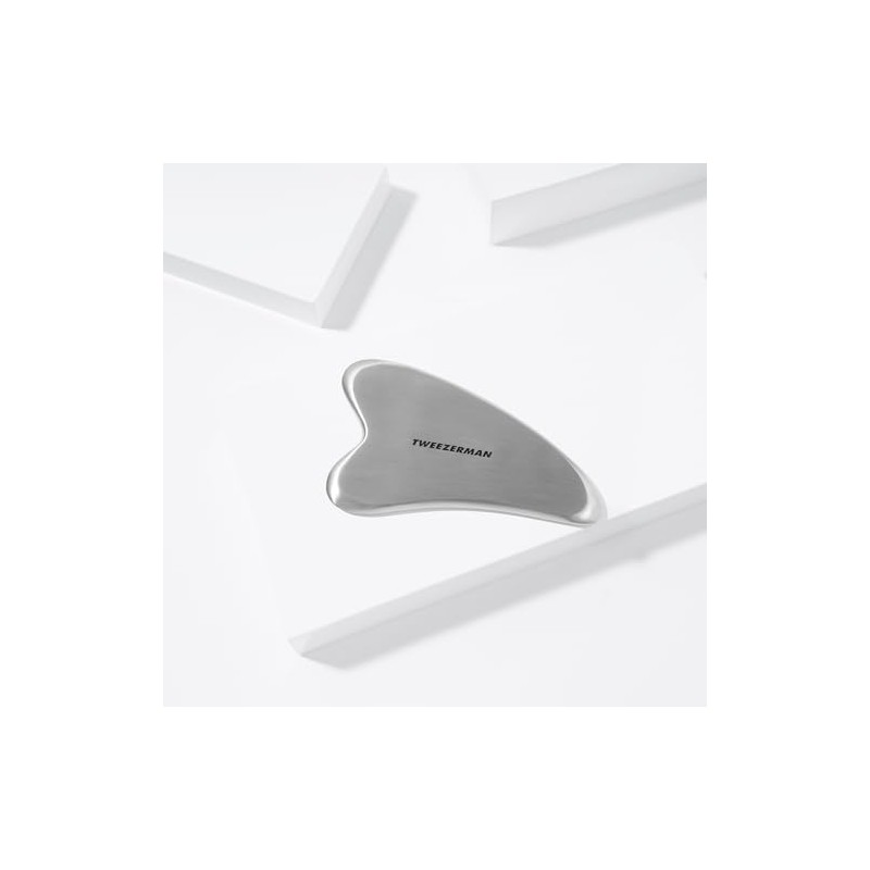Tweezerman Gua Sha - Acero inoxidable