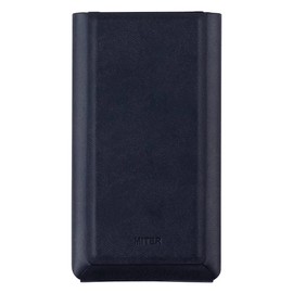 MITER Case for Sony Walkman Sony Walkman NW-ZX707 ZX706 Handmade Italian PU Leather Cover Case Cover for ZX700 (Black)