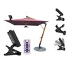 Outdoor Solar Umbrella Lights IP65 Waterproof Timed Function Brightness Adjustable