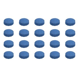 M METERXITY 50 Pack Pool Cue Tips - Billiard Cue Replacement Tip, Wear-Resistant, Apply to Pool Cues/Snooker (13mm Dia, Blue)