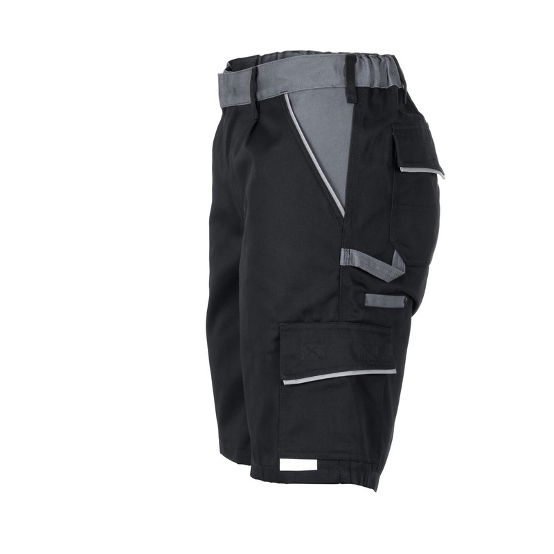 Planam Highline 2714 Men's Shorts Black Slate Zinc Size S