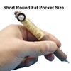 Maydahui 8 Pcs Creative Compass Short Pocket Pens Mini Fat