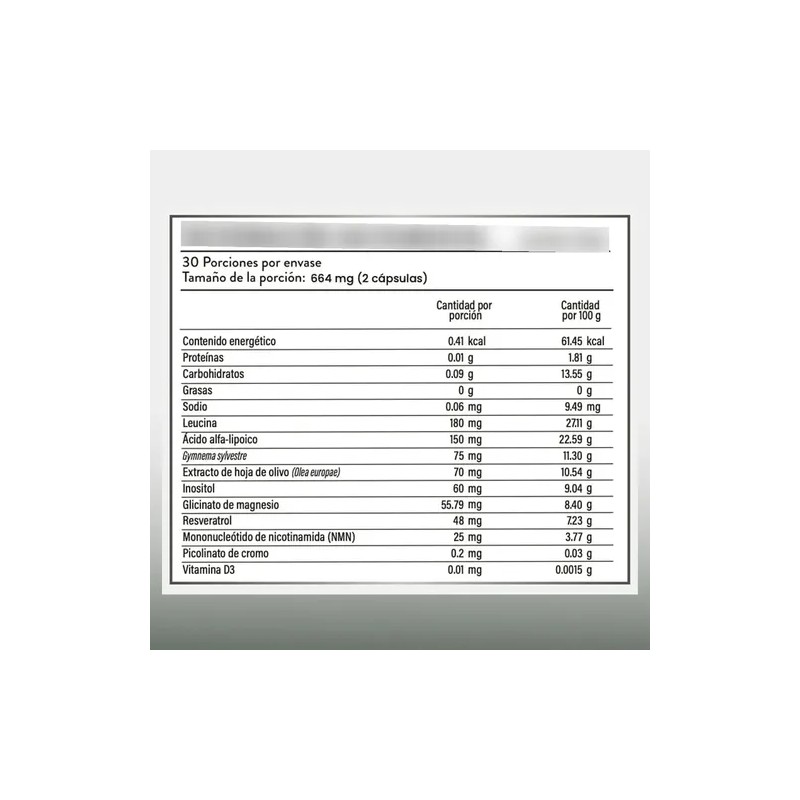 Ácido Alfa Lipoico Resveratrol Anti-ox-activa Nrf2 60 Caps