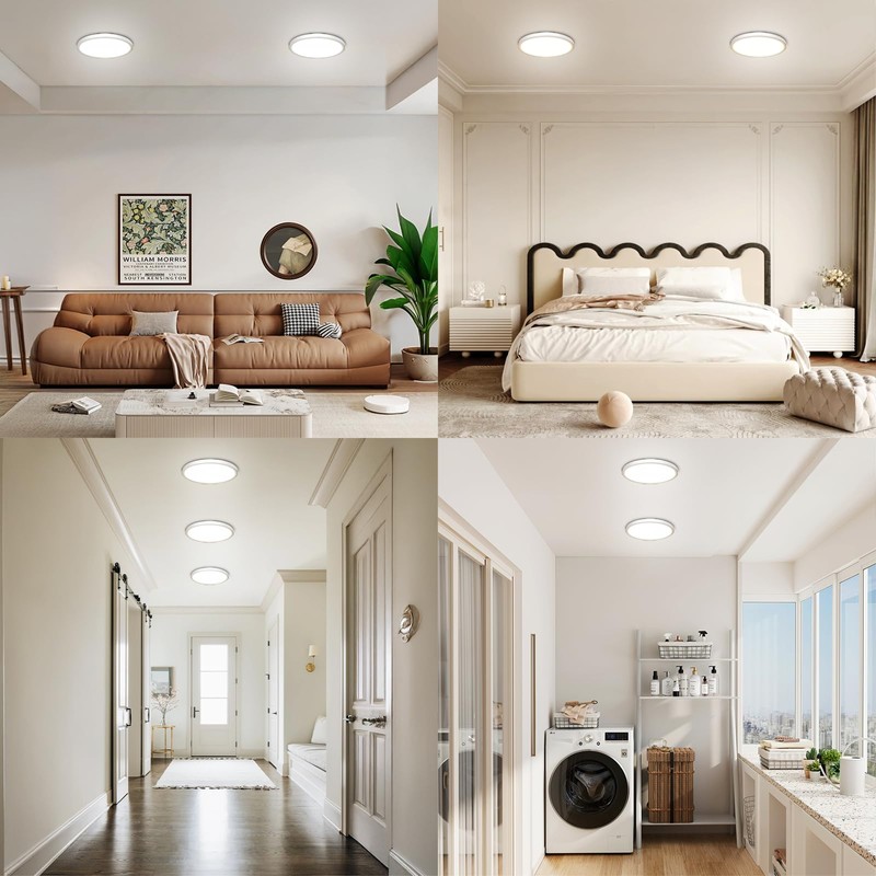 LZHOME LED Ceiling Light, 2800LM Super Bright 9 Inch Led