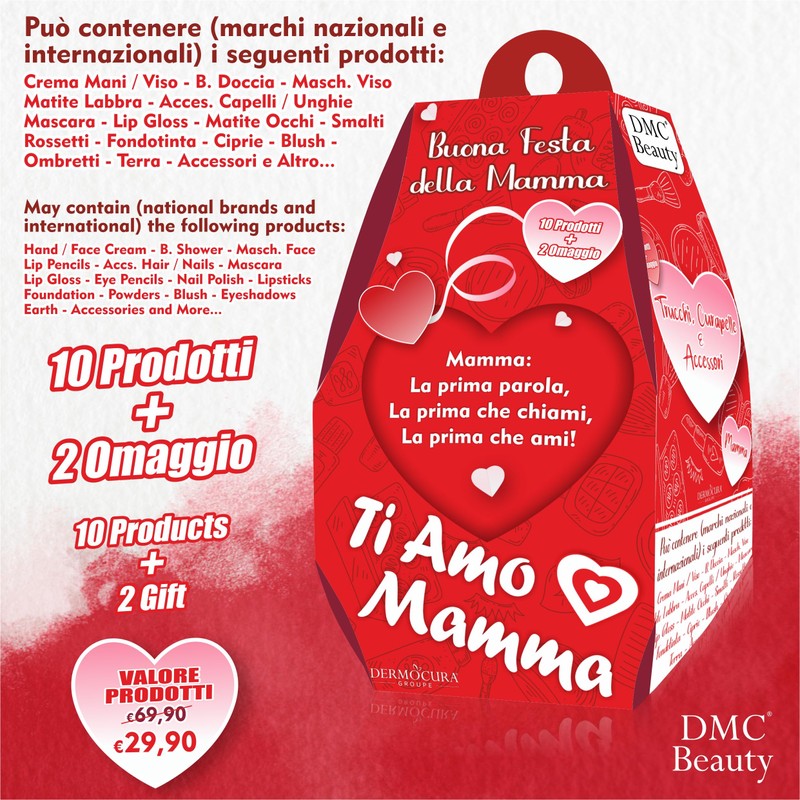 Dermocura Mum of Beauty Gift Box 12 High Quality Cosmetic