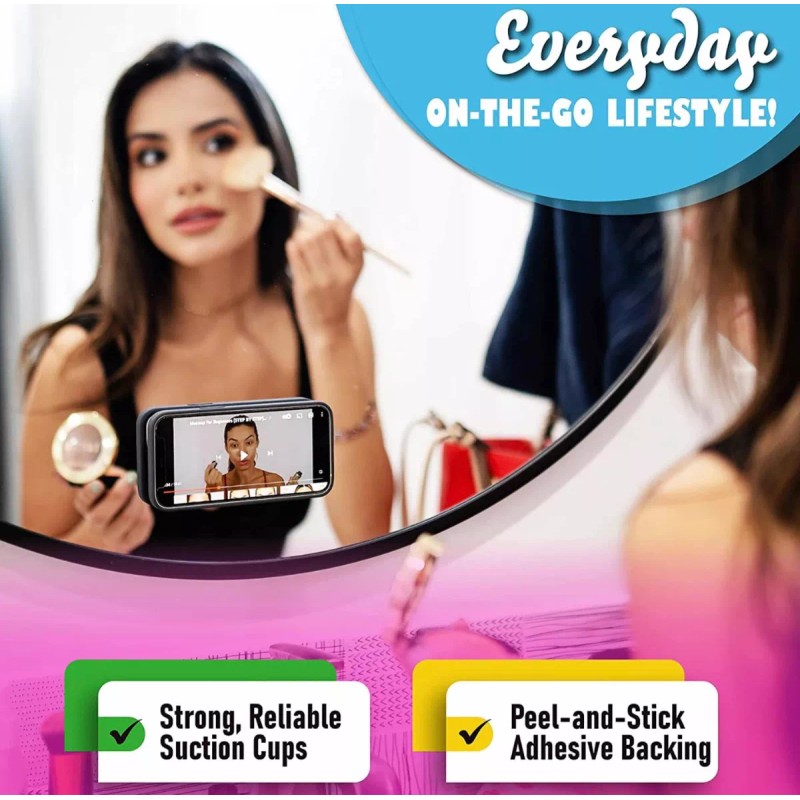 PMX Sujetador Para Celular Con Chupón Para Pegar En Ventanas