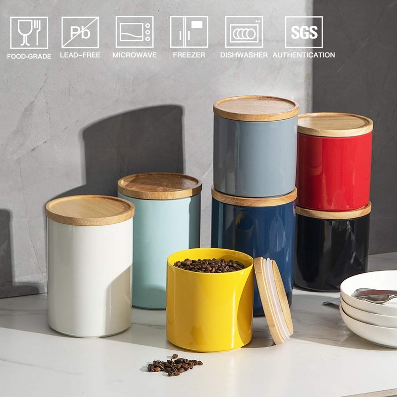 SWEEJAR Kitchen Canisters 58 FL OZ Ceramic Food Storage Jar,