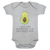 Mr. & Mrs. Panda Organic Baby Bodysuit Avocado with Core,