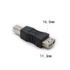 rgzhihuifz 3 Pack USB 2.0 AF/BM Adapter Type A Female