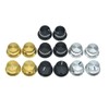 2-Pack Set Screw Style Aluminium Potentiometer Knobs 1/4" Universal Top