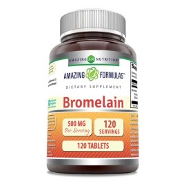 Bromelina Premium 500 Mg 120 Tabletas Eg Qq06 Sabor Nd