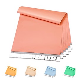 Metronic Poly Mailers 10x13 100 Pcs | Medium Size Shipping Bags for Clothes | Large Poly Mailer Bags, Shipping Envelopes, Mailing Bags for Small Business , Strong Adhensive Poly Bags Pink