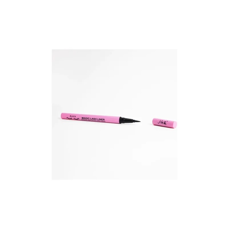 Magic Lash Liner Jlash Delineador Plumón Pegamento Pestañas Color Negro