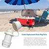 ORTREE Threaded Drain Plug Assembly with Plastic Tethered Cap,Suitable for