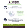 UnderX Large Adult Diapers, 40 Count, Unisex, Breathable, Absorbent, Leak-proof,