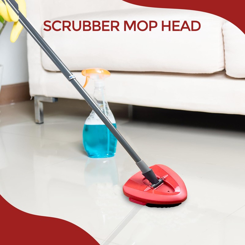 Scrub Brush Mop Head for Vlieda EasyWring 1 Tank System,