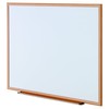 Universal 43618 Dry Erase Board, Melamine, 48 x 36, Oak